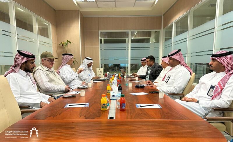 Image for the Tweet beginning: بحضور الأمين العام ل#جائزة_عبداللطيف_الفوزان_لعمارة_ المساجد